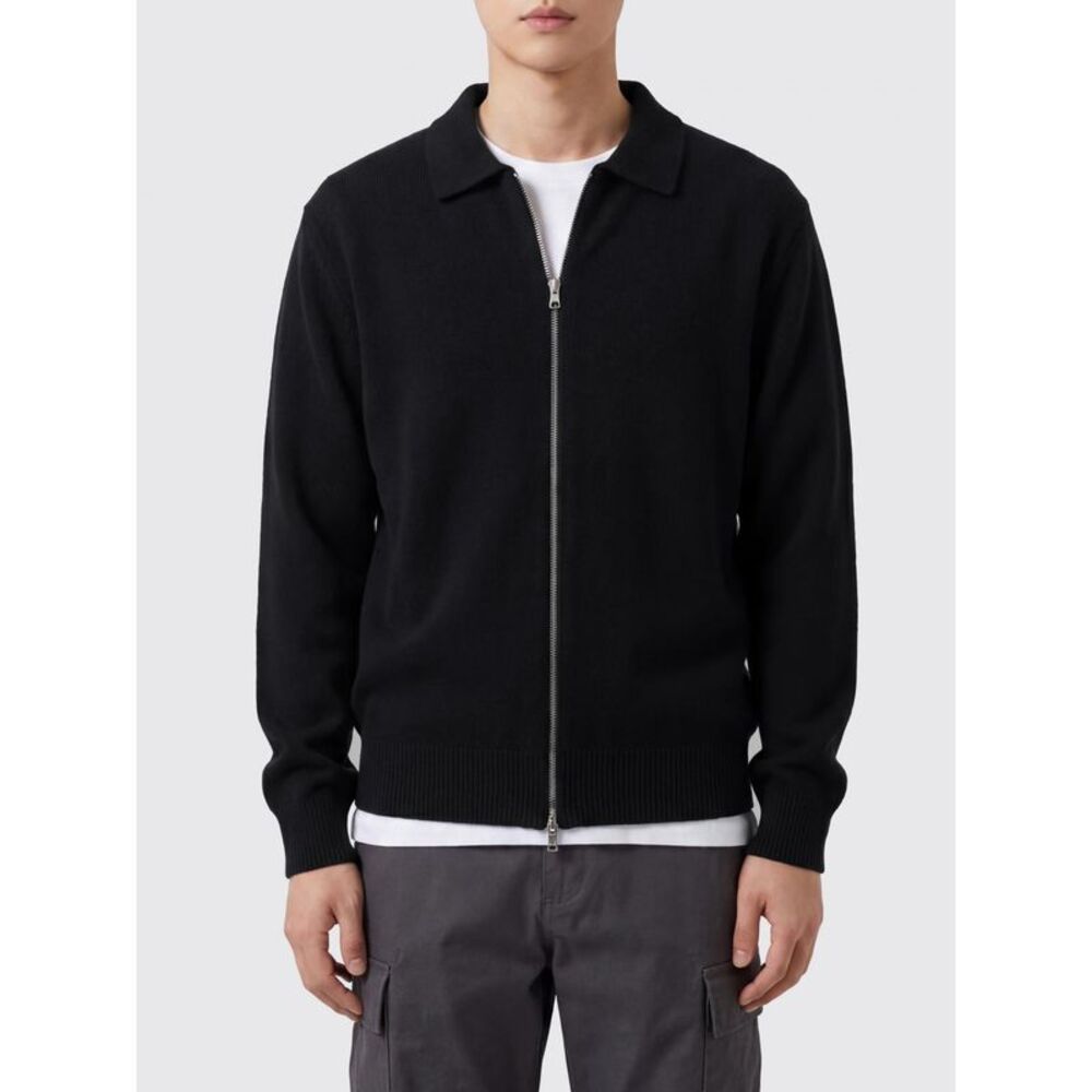 Howlin Men Howlin Pure Wool Zip-Up Cardigan With Polo Collar